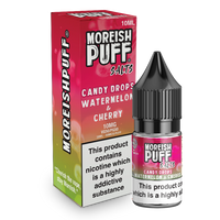 Moreish Puff Watermelon and Cherry Candy Drops 10ml Nic Salt